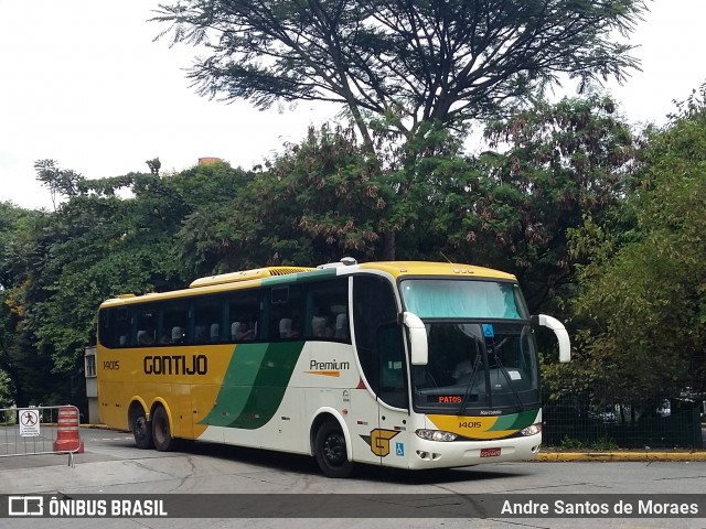 Empresa Gontijo de Transportes 14015 na cidade de São Paulo, São Paulo, Brasil, por Andre Santos de Moraes. ID da foto: 6627035.