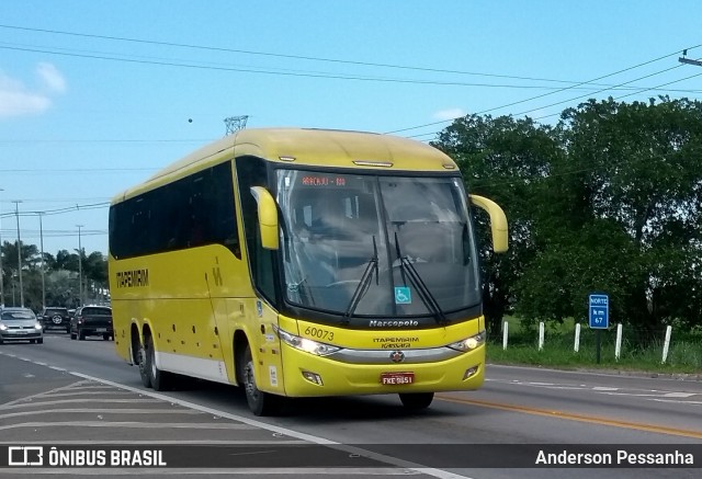 Viação Itapemirim 60073 na cidade de Campos dos Goytacazes, Rio de Janeiro, Brasil, por Anderson Pessanha. ID da foto: 6626937.