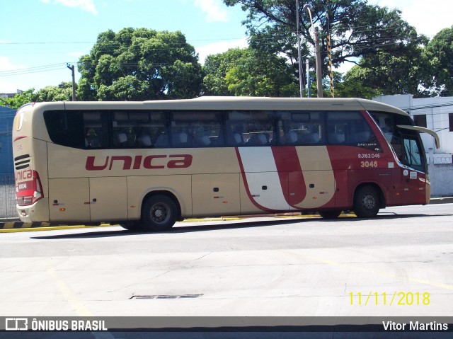 Transportes Única Petrópolis RJ 163.046 na cidade de Niterói, Rio de Janeiro, Brasil, por Vitor Martins. ID da foto: 6629190.