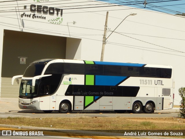 UTIL - União Transporte Interestadual de Luxo 11511 na cidade de Juiz de Fora, Minas Gerais, Brasil, por André Luiz Gomes de Souza. ID da foto: 6629163.