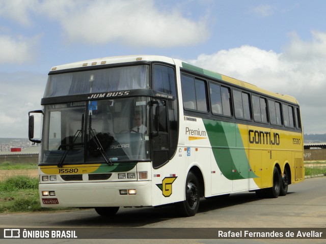 Empresa Gontijo de Transportes 15580 na cidade de Vitória da Conquista, Bahia, Brasil, por Rafael Fernandes de Avellar. ID da foto: 6626969.