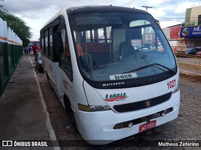 Rabelo Transportes 1027 na cidade de Irecê, Bahia, Brasil, por Matheus Zeferino. Número da foto: #6627222.