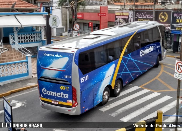 Viação Cometa 15111 na cidade de Aparecida, São Paulo, Brasil, por Vicente de Paulo Alves. ID da foto: 6627360.