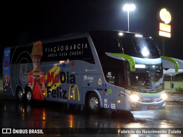 Viação Garcia 8535 na cidade de Pardinho, São Paulo, Brasil, por Fabricio do Nascimento Zulato. ID da foto: 6629058.