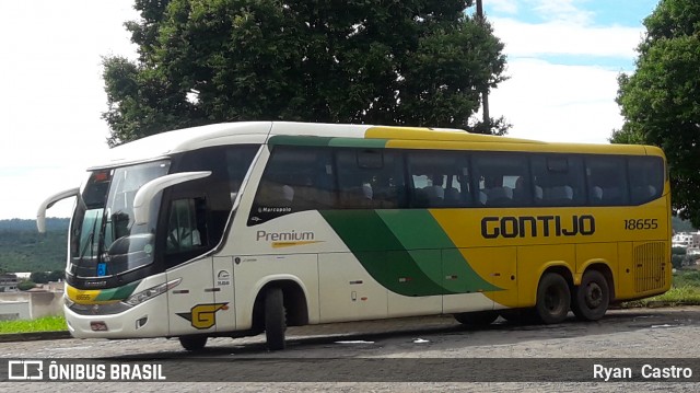 Empresa Gontijo de Transportes 18655 na cidade de Arcos, Minas Gerais, Brasil, por Ryan  Castro. ID da foto: 6626866.