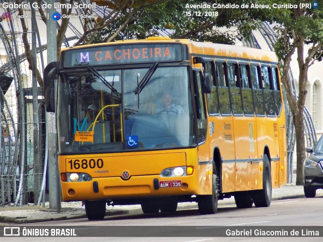 Viação Tamandaré 16800 na cidade de Curitiba, Paraná, Brasil, por Gabriel Giacomin de Lima. Número da foto: #6630301.