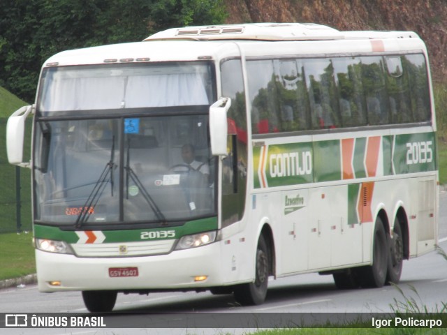 Empresa Gontijo de Transportes 20135 na cidade de Divinópolis, Minas Gerais, Brasil, por Igor Policarpo. ID da foto: 6631360.