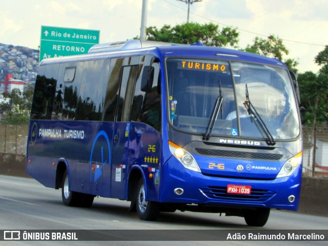 Pampulha Turismo 246 na cidade de Belo Horizonte, Minas Gerais, Brasil, por Adão Raimundo Marcelino. ID da foto: 6631220.