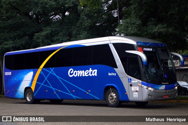 Viação Cometa 18509 na cidade de São Paulo, São Paulo, Brasil, por Matheus Henrique. Número da foto: #6630825.