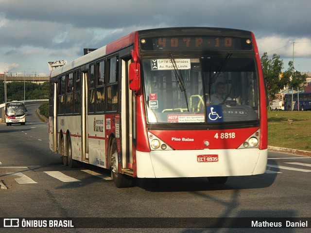 Express Transportes Urbanos Ltda 4 8818 na cidade de São Paulo, São Paulo, Brasil, por Matheus  Daniel. Número da foto: #6632413.