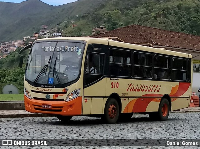 Transcotta Turismo 210 na cidade de Ouro Preto, Minas Gerais, Brasil, por Daniel Gomes. ID da foto: 6633146.