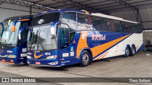 Brisa Bus 2014 na cidade de Penápolis, São Paulo, Brasil, por Theo Soliani. Número da foto: #6632477.