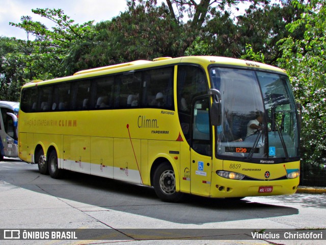 Viação Itapemirim 8859 na cidade de São Paulo, São Paulo, Brasil, por Vinícius  Christófori. Número da foto: #6632927.