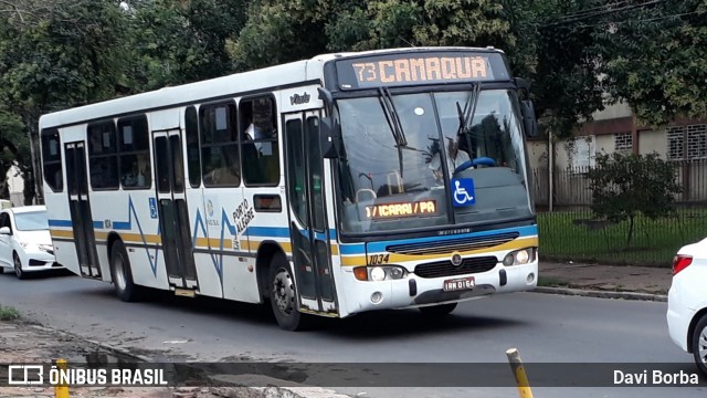 Trevo Transportes Coletivos 1034 na cidade de Porto Alegre, Rio Grande do Sul, Brasil, por Davi Borba. ID da foto: 6633525.