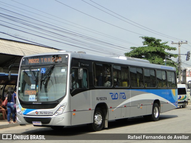 Rio Ita RJ 152.274 na cidade de Itaboraí, Rio de Janeiro, Brasil, por Rafael Fernandes de Avellar. ID da foto: 6634833.