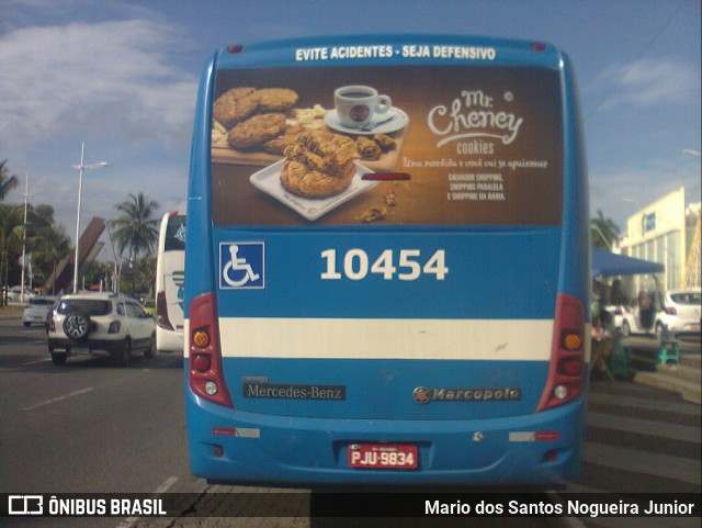 Concessionária Salvador Norte - CSN Transportes 10454 na cidade de Salvador, Bahia, Brasil, por Mario dos Santos Nogueira Junior. Número da foto: #6632681.