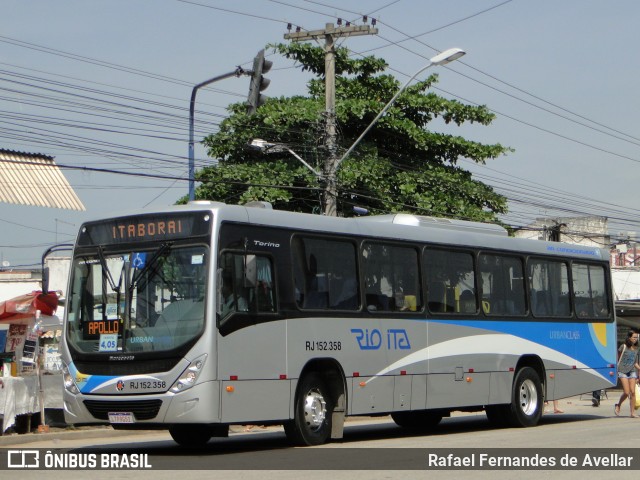 Rio Ita RJ 152.358 na cidade de Itaboraí, Rio de Janeiro, Brasil, por Rafael Fernandes de Avellar. ID da foto: 6634978.