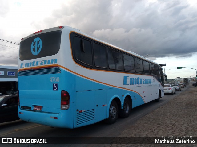 Emtram 4760 na cidade de Irecê, Bahia, Brasil, por Matheus Zeferino. Número da foto: #6632565.