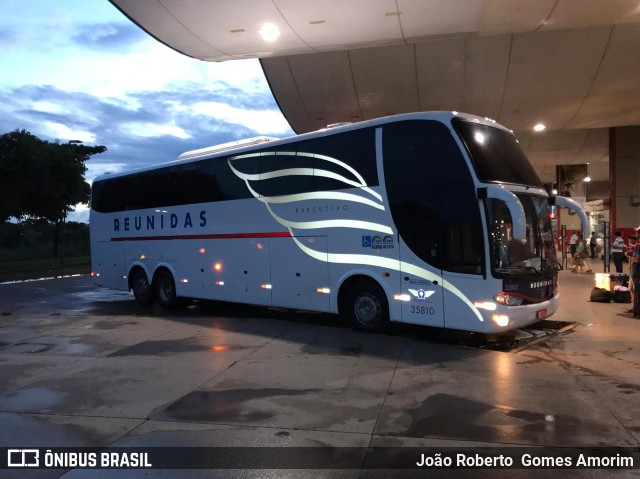 Reunidas Transportes Coletivos 35810 na cidade de Palmas, Tocantins, Brasil, por João Roberto  Gomes Amorim. ID da foto: 6633743.