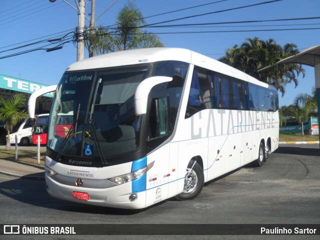 Auto Viação Catarinense 3301 na cidade de Balneário Camboriú, Santa Catarina, Brasil, por Paulinho Sartor. Número da foto: #6633546.