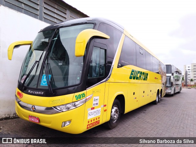 Eucatur - Empresa União Cascavel de Transportes e Turismo 5015 na cidade de Cuiabá, Mato Grosso, Brasil, por Silvano Barboza da Silva. ID da foto: 6636062.