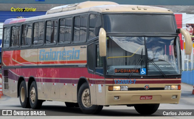 Auto Viação Goianésia 132003-7 na cidade de Goiânia, Goiás, Brasil, por Carlos Júnior. ID da foto: 6636794.