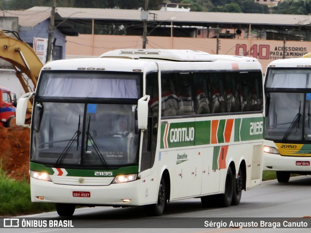 Empresa Gontijo de Transportes 21135 na cidade de Conselheiro Lafaiete, Minas Gerais, Brasil, por Sérgio Augusto Braga Canuto. Número da foto: #6638022.