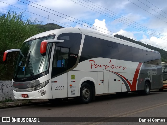 Paraibuna Transportes 22002 na cidade de Ouro Preto, Minas Gerais, Brasil, por Daniel Gomes. Número da foto: #6637252.