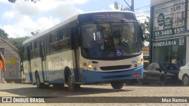 Empresa de Transporte Coletivo Viamão 532 na cidade de Viamão, Rio Grande do Sul, Brasil, por Max Ramos. ID da foto: 6636183.