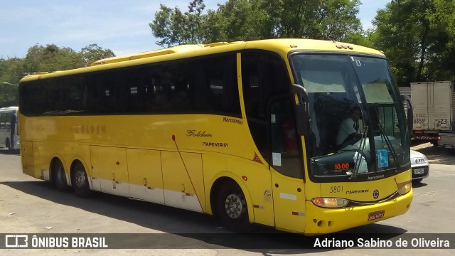Viação Itapemirim 5801 na cidade de Rio de Janeiro, Rio de Janeiro, Brasil, por Adriano Sabino de Oliveira. Número da foto: #6635968.
