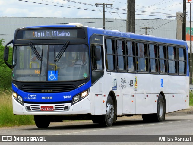 Capital do Agreste Transporte Urbano 1465 na cidade de Caruaru, Pernambuco, Brasil, por Willian Pontual. ID da foto: 6635656.