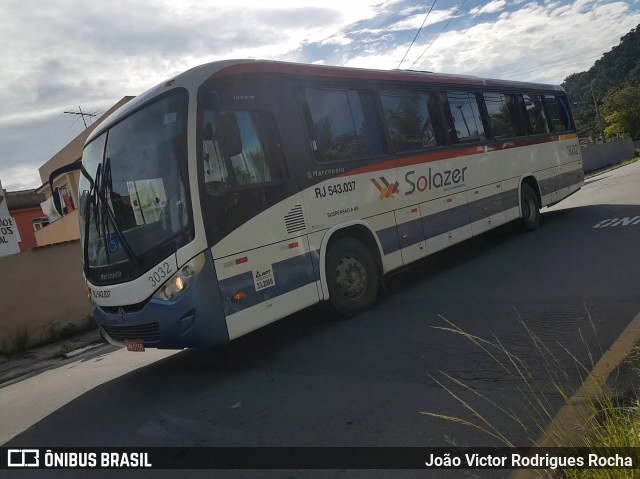 Solazer Transportes e Turismo RJ 543.037 na cidade de Volta Redonda, Rio de Janeiro, Brasil, por João Victor Rodrigues Rocha. ID da foto: 6636193.