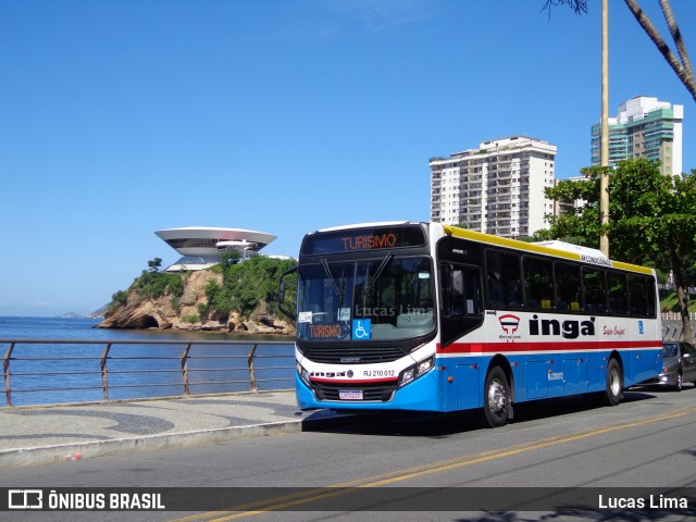 Auto Lotação Ingá RJ 210.012 na cidade de Niterói, Rio de Janeiro, Brasil, por Lucas Lima. ID da foto: 6637644.