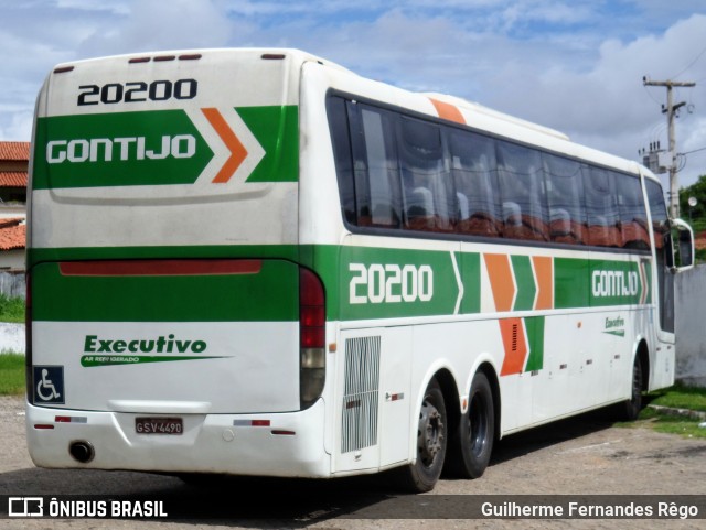 Empresa Gontijo de Transportes 20200 na cidade de Teresina, Piauí, Brasil, por Guilherme Fernandes Rêgo. Número da foto: #6694972.