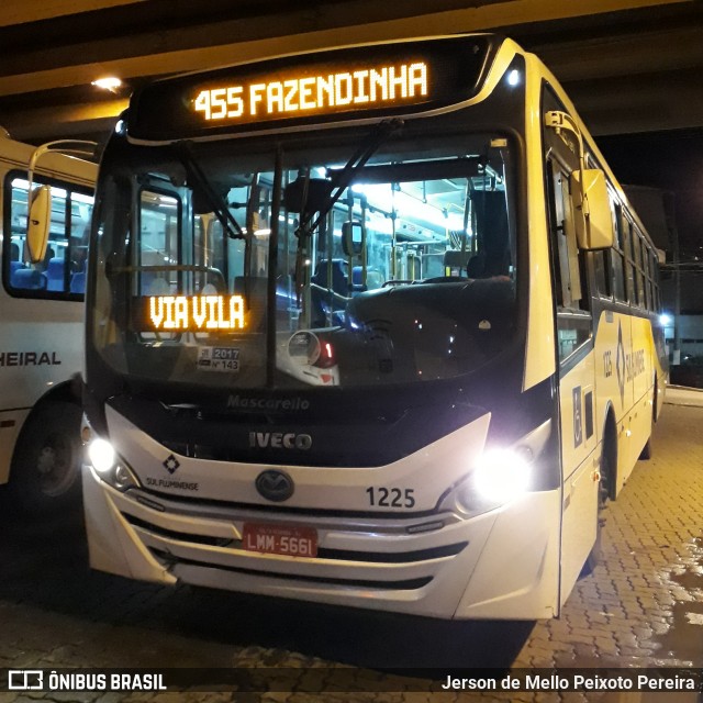 Viação Sul Fluminense 1225 na cidade de Volta Redonda, Rio de Janeiro, Brasil, por Jerson de Mello Peixoto Pereira. ID da foto: 6696417.