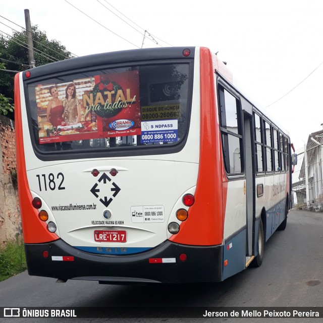 Viação Sul Fluminense 1182 na cidade de Volta Redonda, Rio de Janeiro, Brasil, por Jerson de Mello Peixoto Pereira. Número da foto: #6696554.