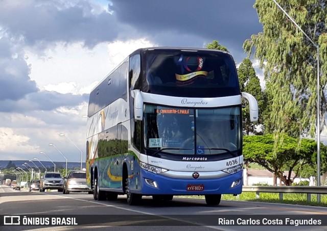 Omegatur 4036 na cidade de Vitória da Conquista, Bahia, Brasil, por Rian Carlos Costa Fagundes . Número da foto: #6696582.