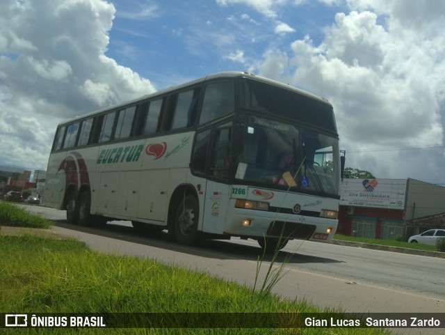 Eucatur - Empresa União Cascavel de Transportes e Turismo 3266 na cidade de Ji-Paraná, Rondônia, Brasil, por Gian Lucas  Santana Zardo. Número da foto: #6695769.