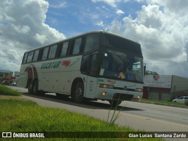 Eucatur - Empresa União Cascavel de Transportes e Turismo 3266 na cidade de Ji-Paraná, Rondônia, Brasil, por Gian Lucas  Santana Zardo. ID da foto: 6695769.