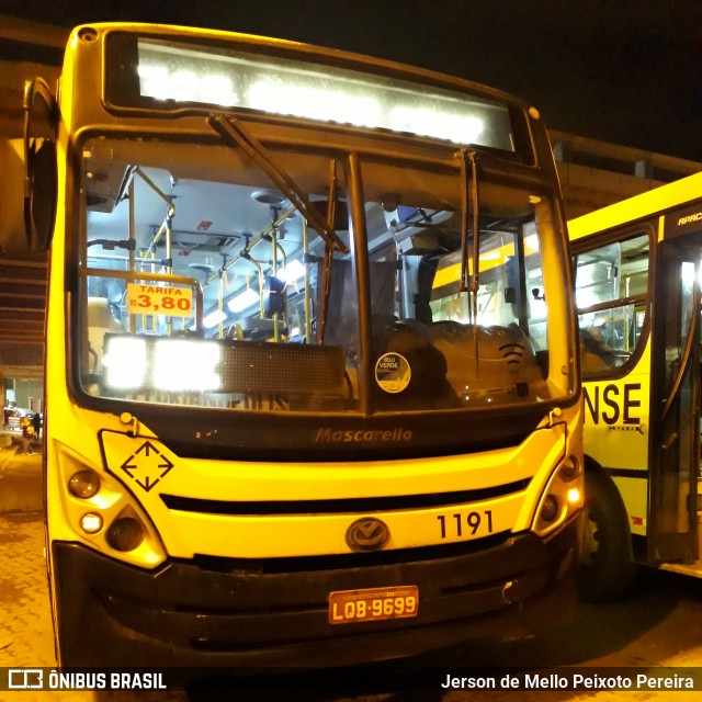 Viação Sul Fluminense 1191 na cidade de Volta Redonda, Rio de Janeiro, Brasil, por Jerson de Mello Peixoto Pereira. Número da foto: #6696426.