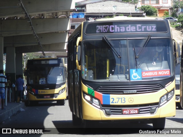 Mobibrasil São Lourenço >>> Mobi-PE 2.713 na cidade de Camaragibe, Pernambuco, Brasil, por Gustavo Felipe Melo. ID da foto: 6694470.