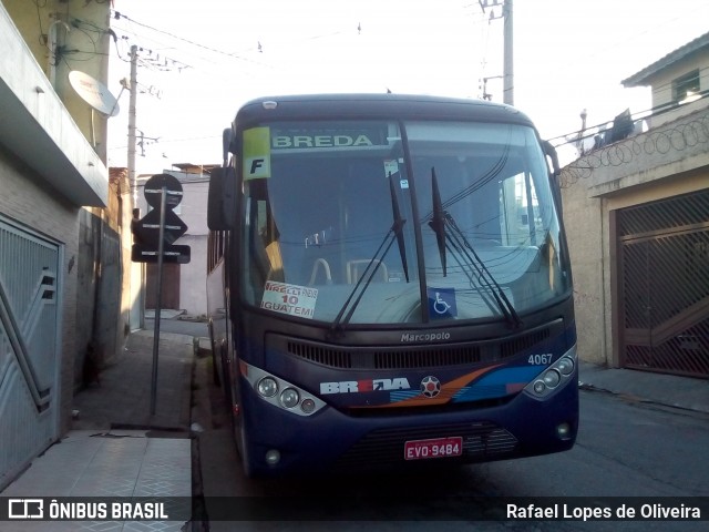 Breda Transportes e Serviços 4067 na cidade de São Paulo, São Paulo, Brasil, por Rafael Lopes de Oliveira. Número da foto: #6694368.