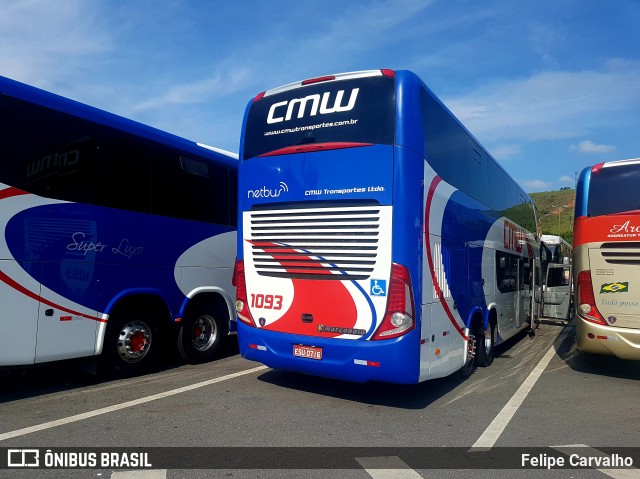 CMW Transportes 1093 na cidade de Aparecida, São Paulo, Brasil, por Felipe Carvalho. ID da foto: 6718554.