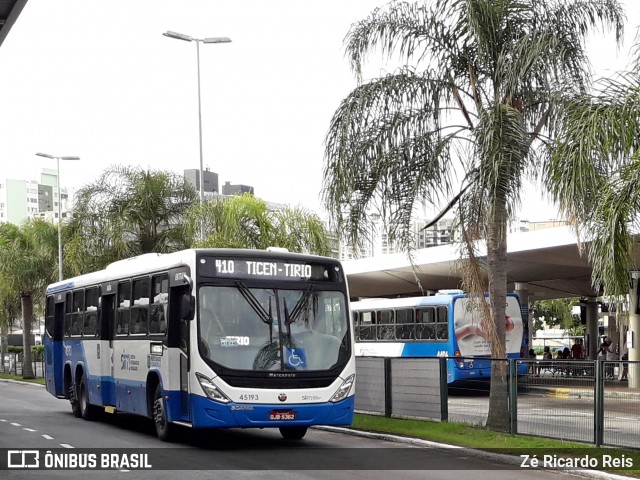 Insular Transportes Coletivos 45193 na cidade de Florianópolis, Santa Catarina, Brasil, por Zé Ricardo Reis. Número da foto: #6719212.