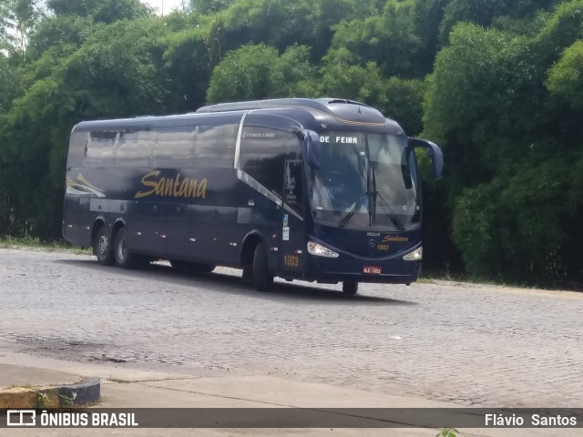 Empresas de Transportes Santana e São Paulo 1003 na cidade de Cruz das Almas, Bahia, Brasil, por Flávio  Santos. ID da foto: 6718325.