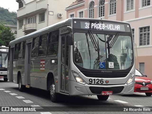 BluMob - Concessionária de Transporte Urbano de Blumenau 9126 na cidade de Blumenau, Santa Catarina, Brasil, por Zé Ricardo Reis. Número da foto: #6719294.