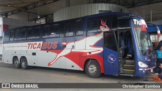 Tica Bus Transportes Internacionales Centroamericanos E09 na cidade de Corredor, Corredores, Puntarenas, Costa Rica, por Christopher Gamboa. ID da foto: 6722171.