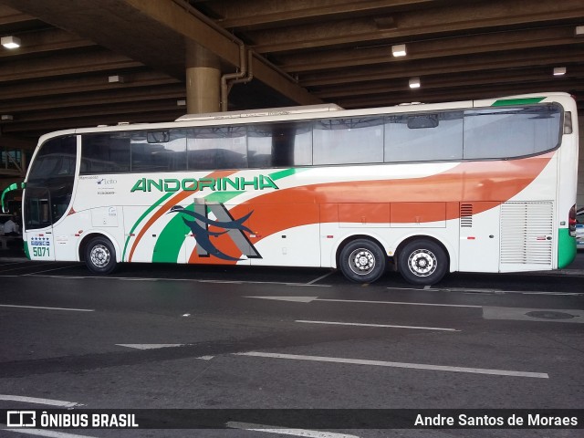 Empresa de Transportes Andorinha 5071 na cidade de Guarulhos, São Paulo, Brasil, por Andre Santos de Moraes. ID da foto: 6720212.