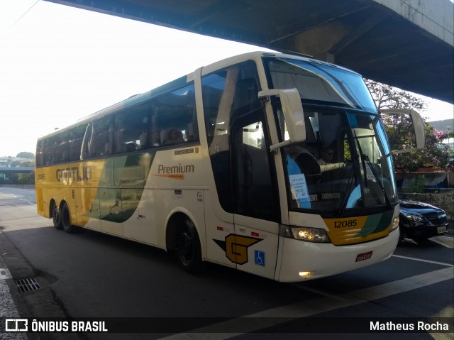 Empresa Gontijo de Transportes 12085 na cidade de Belo Horizonte, Minas Gerais, Brasil, por Matheus Rocha. ID da foto: 6721369.