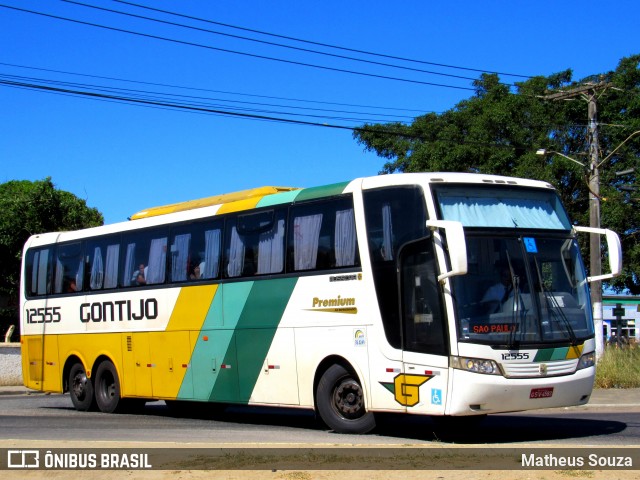 Empresa Gontijo de Transportes 12555 na cidade de Vitória da Conquista, Bahia, Brasil, por Matheus Souza. ID da foto: 6721665.